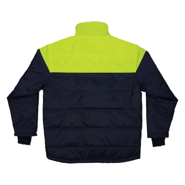 L Navy Insulated Freezer Jacket